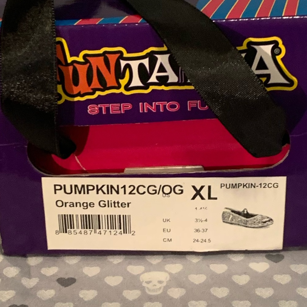 Funtasma Pumpkin/Jack O'Lantern ballet flats BNIB - Picture 5 of 6